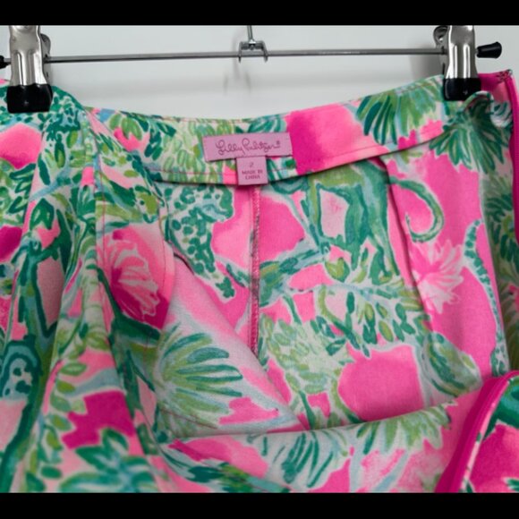 Lilly Pulitzer Woman’s Cassia Raz Berry Catty Shack skort Size 2 - Picture 3 of 4